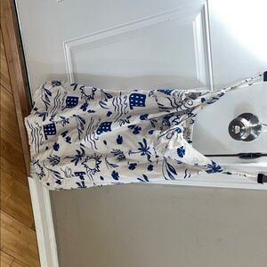 Jessica Simpson Blue and White Mini Dress